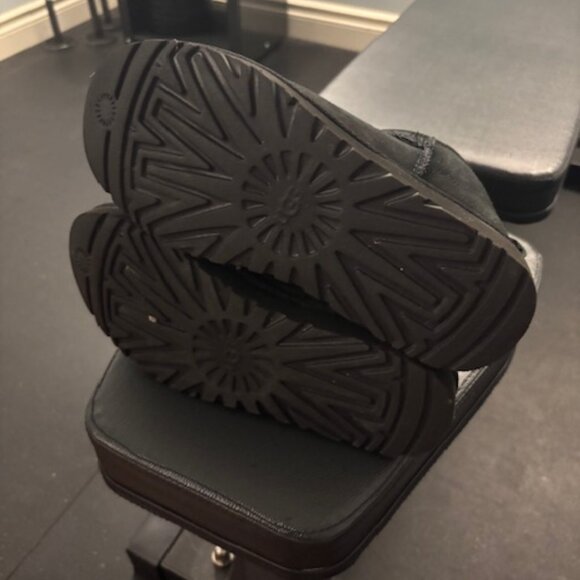 UGG Women's Ultra Mini Boots in Black - Picture 4 of 5